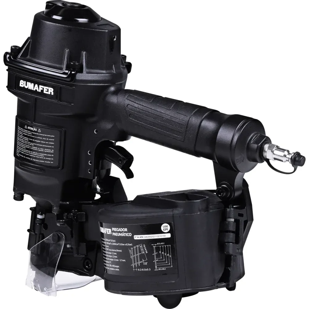 Pregador Pneumático Pp550 1/4 8,3Bar 1,5Pcm Bumafer - Imagem 3