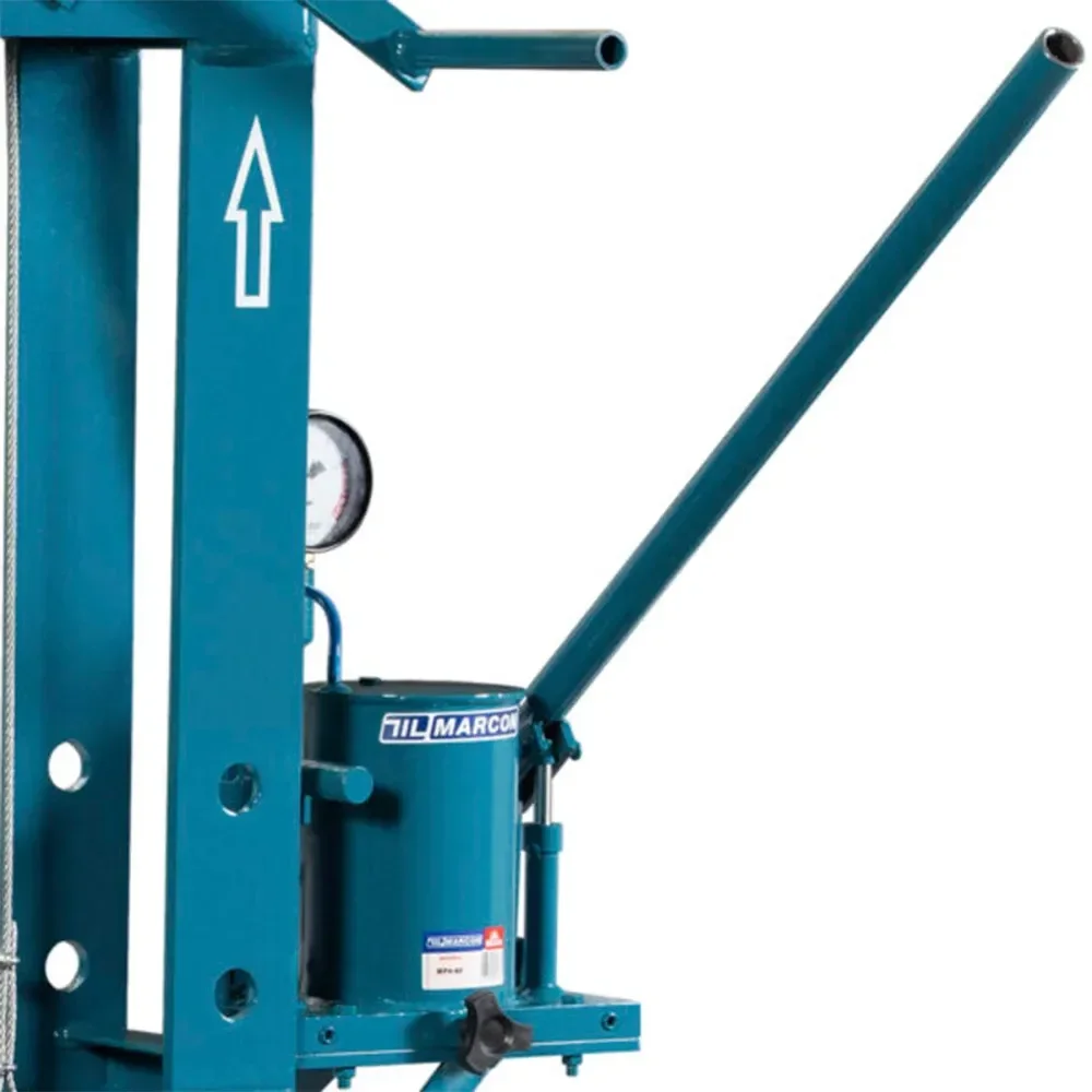 Prensa Hidráulica Mph-60 60T Com Manômetro Marcon - Imagem 4