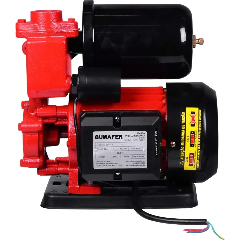 Pressurizador De Água 3450Rpm 370W Bivolt Bumafer - Imagem 2
