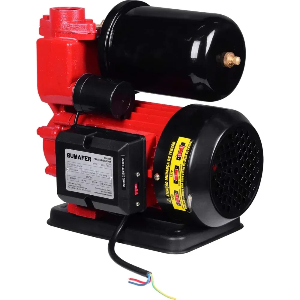 Pressurizador De Água 3450Rpm 370W Bivolt Bumafer - Imagem 3