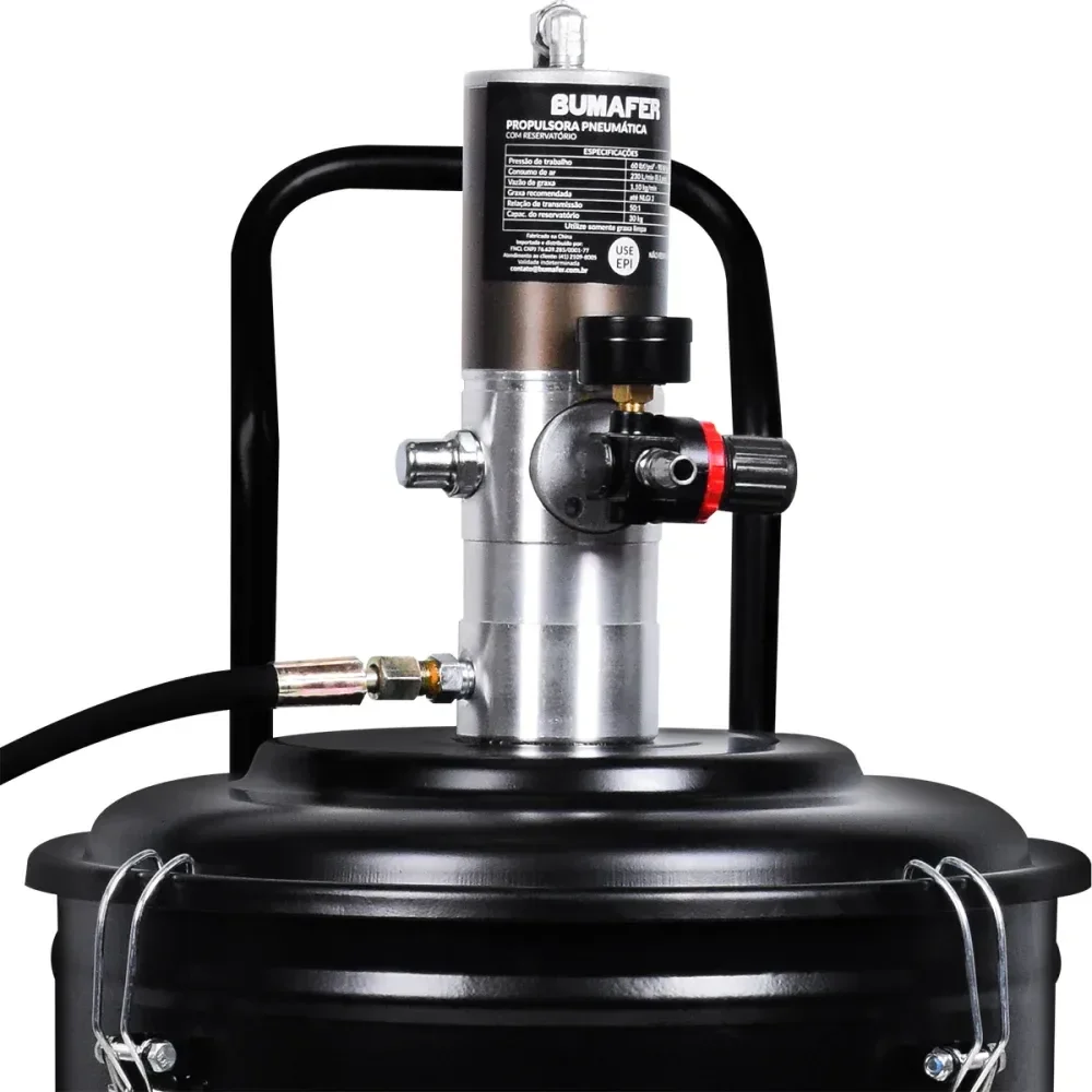 Propulsora Pneumática Com Reservatório 30Kg Bumafer - Imagem 4
