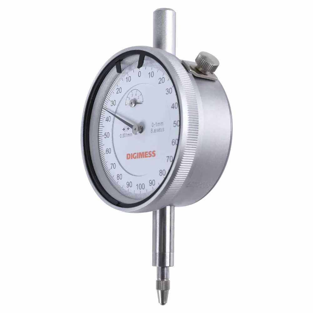 Relógio Comparador 0-1Mm Graduação 0,001Mm 121.320 Digimess - Imagem 3