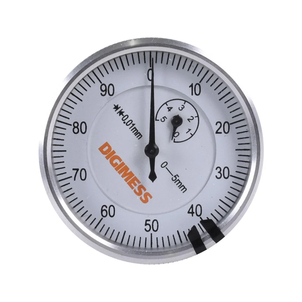 Relógio Comparador 0-5 Mm Graduação 0,01Mm 121.326 Digimess - Imagem 3