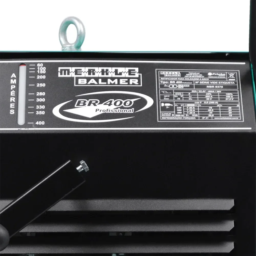 Retificador De Solda Br 400 400A Profissional Balmer - Imagem 5