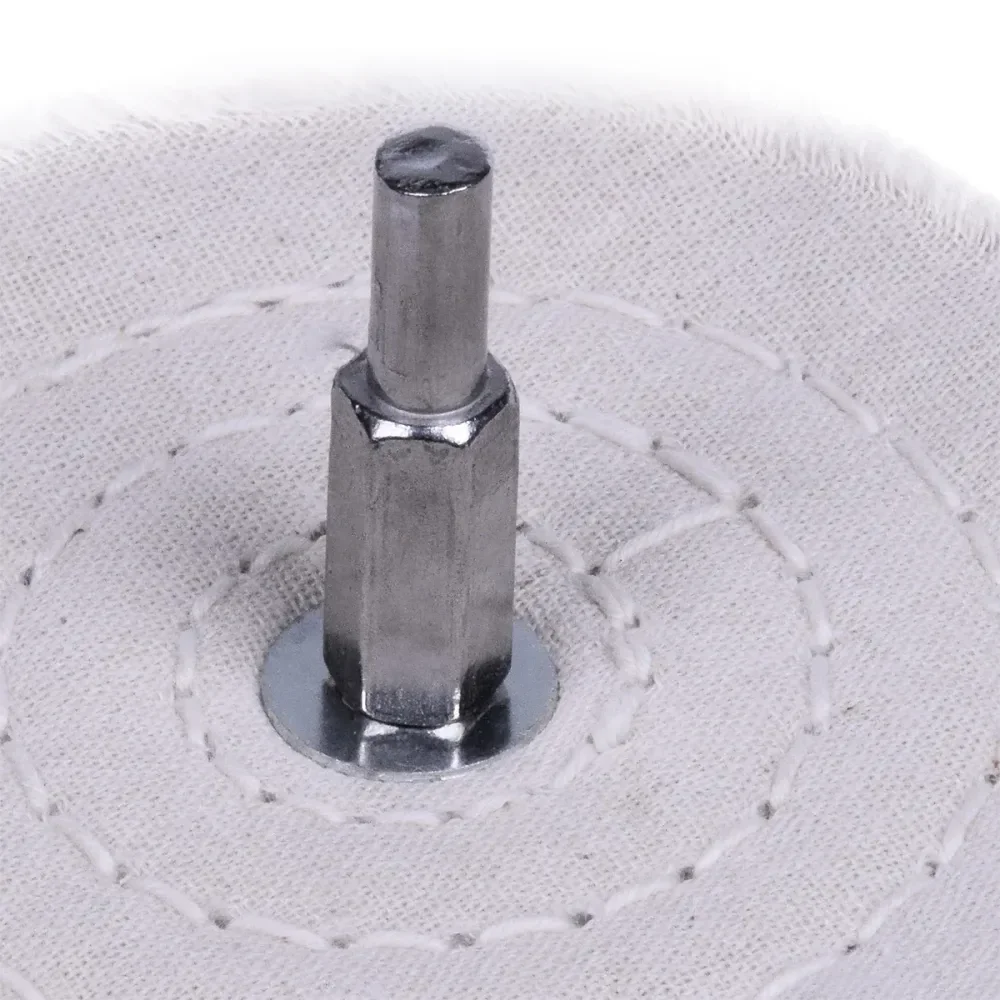 Roda De Polimento 4 Com Haste 1/4 Worker - Imagem 5