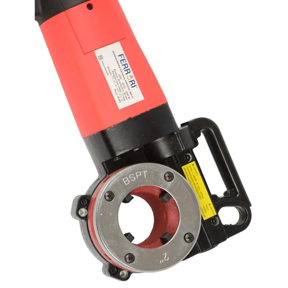 Rosqueadeira Portatil 1/2-2 Bsp 220V Rep-2 Ferrari - Imagem 5