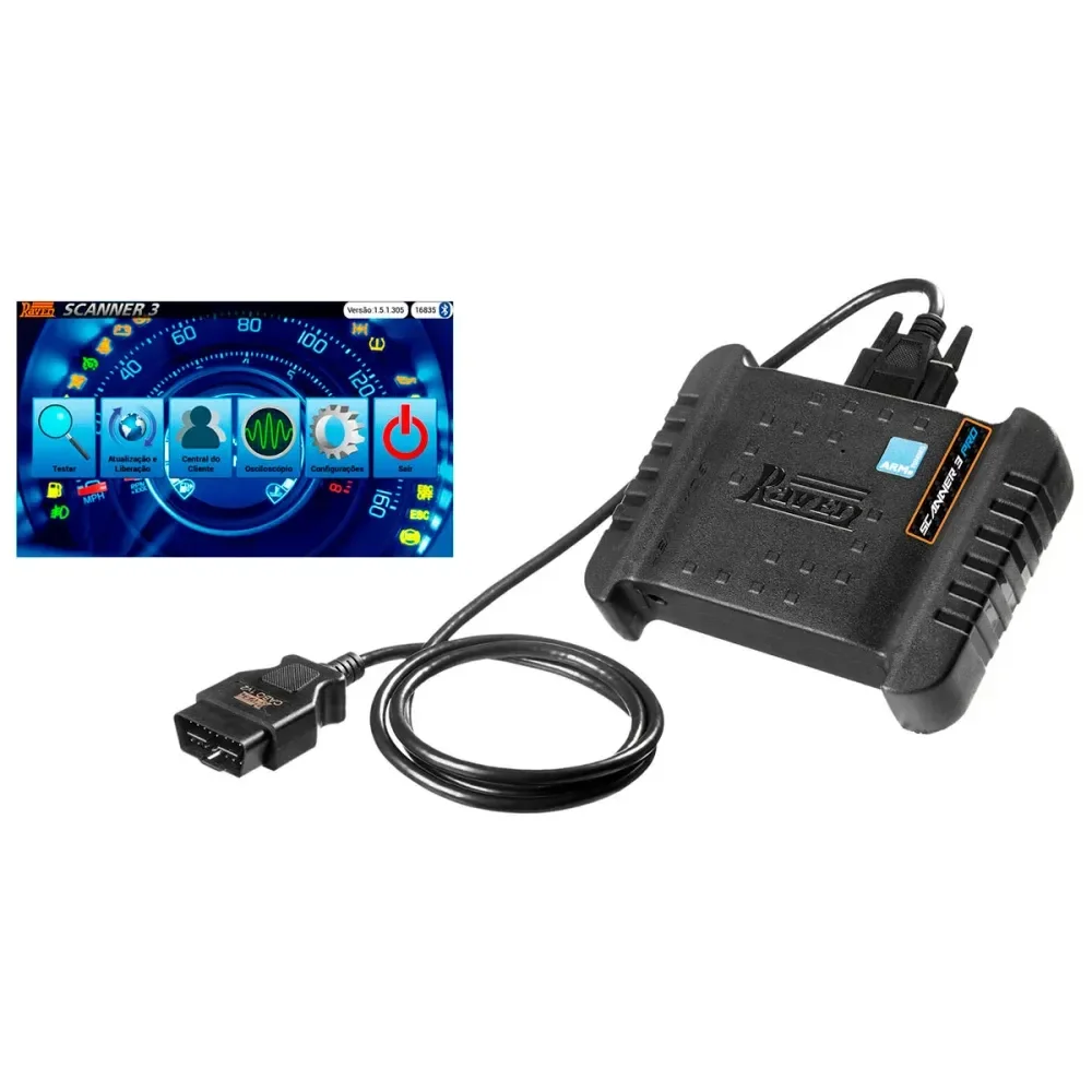 Scanner 3 Pro Sem Tablet Para Diagnóstico Raven - Imagem 6