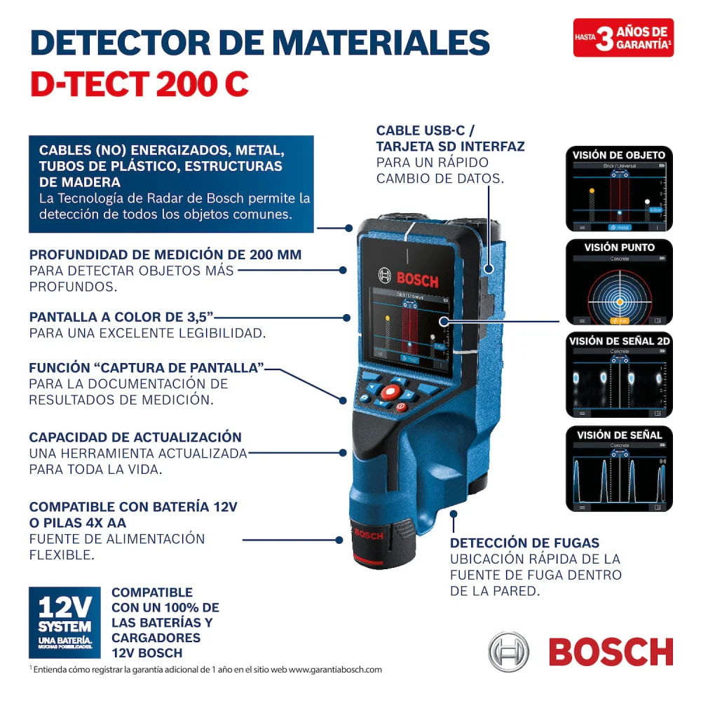 Scanner De Parede D-Tect 200 C Professional Bosch - Imagem 8