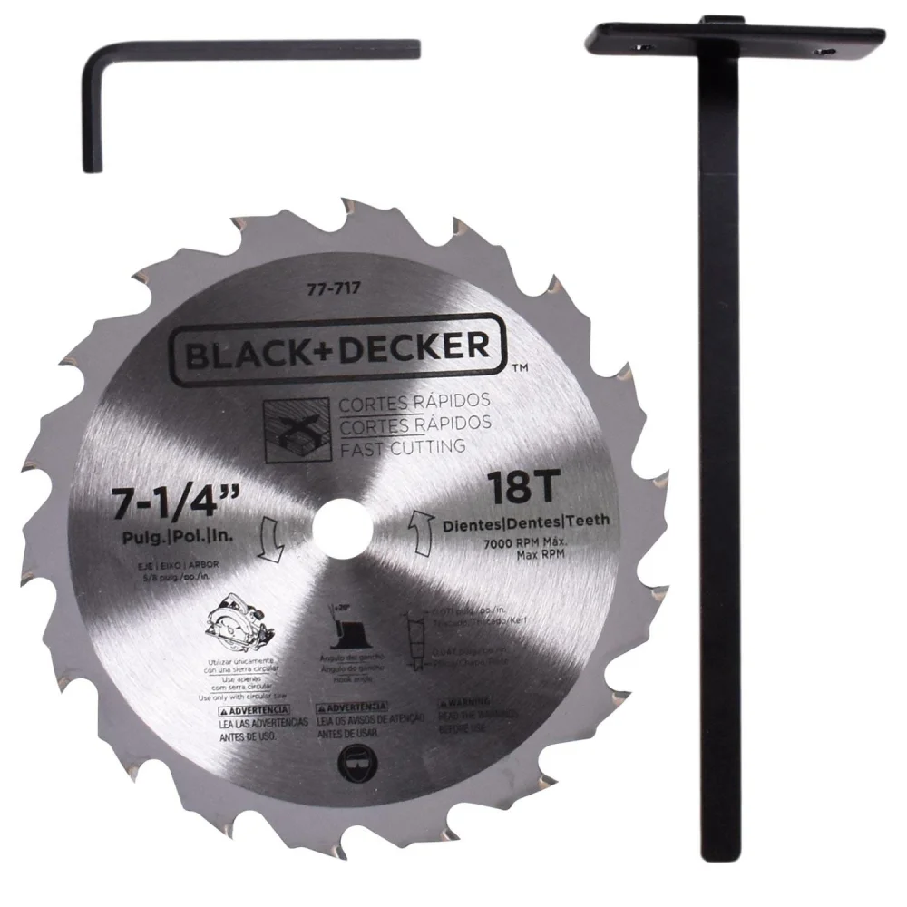 Serra Circular 7.1/4” 184Mm 5300Rpm 1400W 127V Blackdecker - Imagem 5