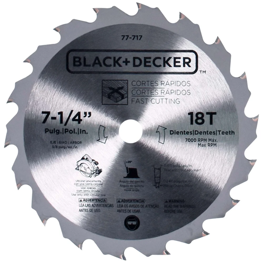 Serra Circular 7.1/4” 184Mm 5500Rpm 1500W 220V Blackdecker - Imagem 5