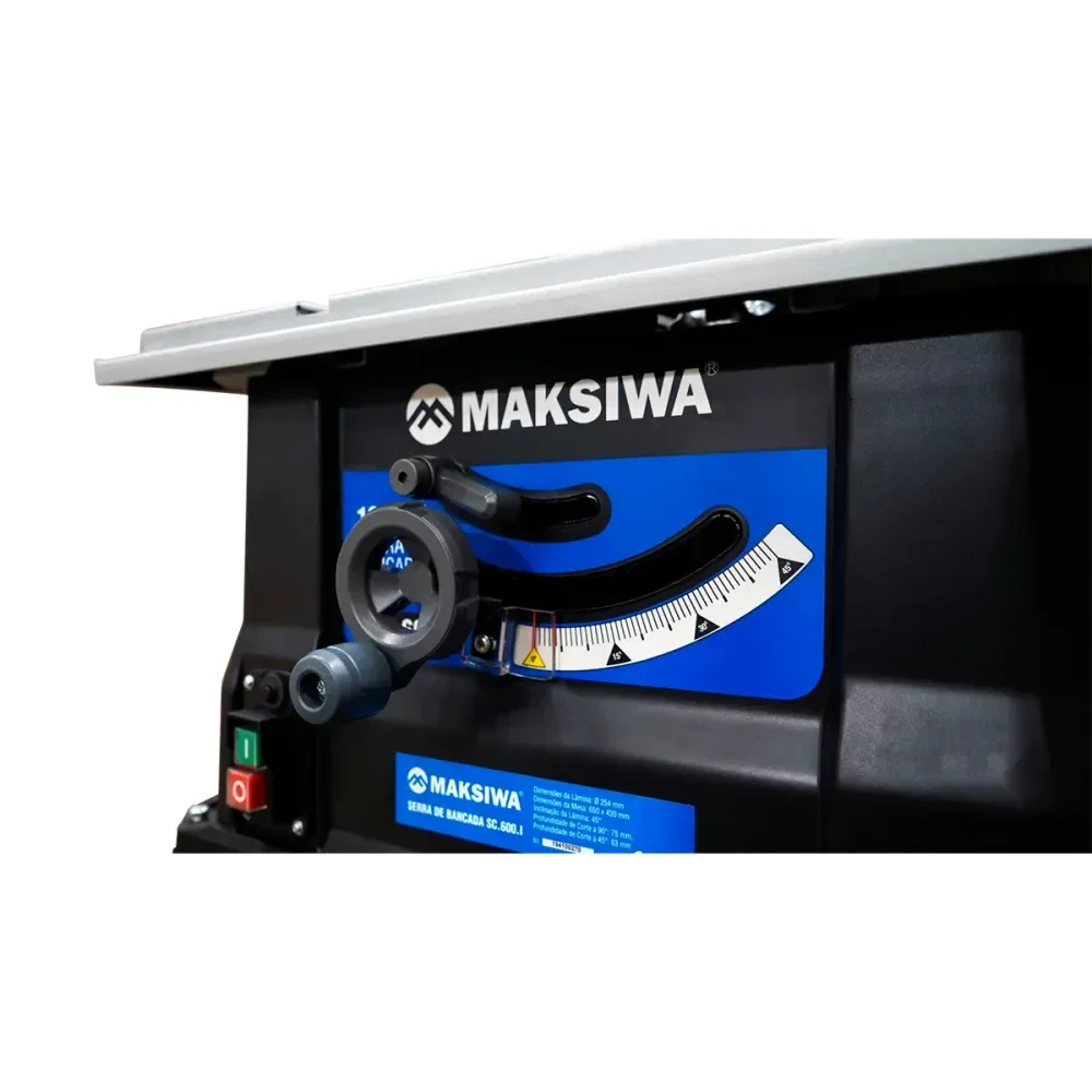 Serra Circular De Bancada 10” 1800W 110V Maksiwa - Imagem 6