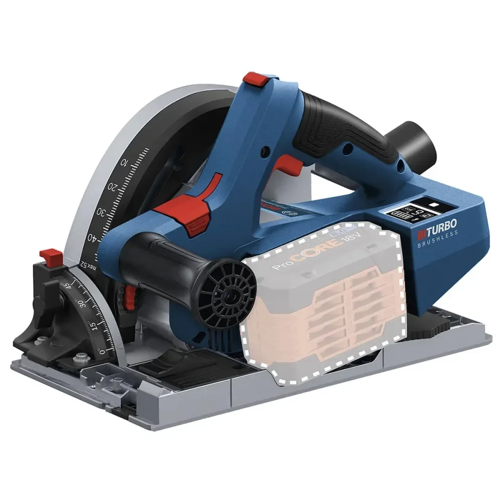 Serra Circular De Imersão A Bateria Gkt 18V-52 Gc Bosch - Imagem 4