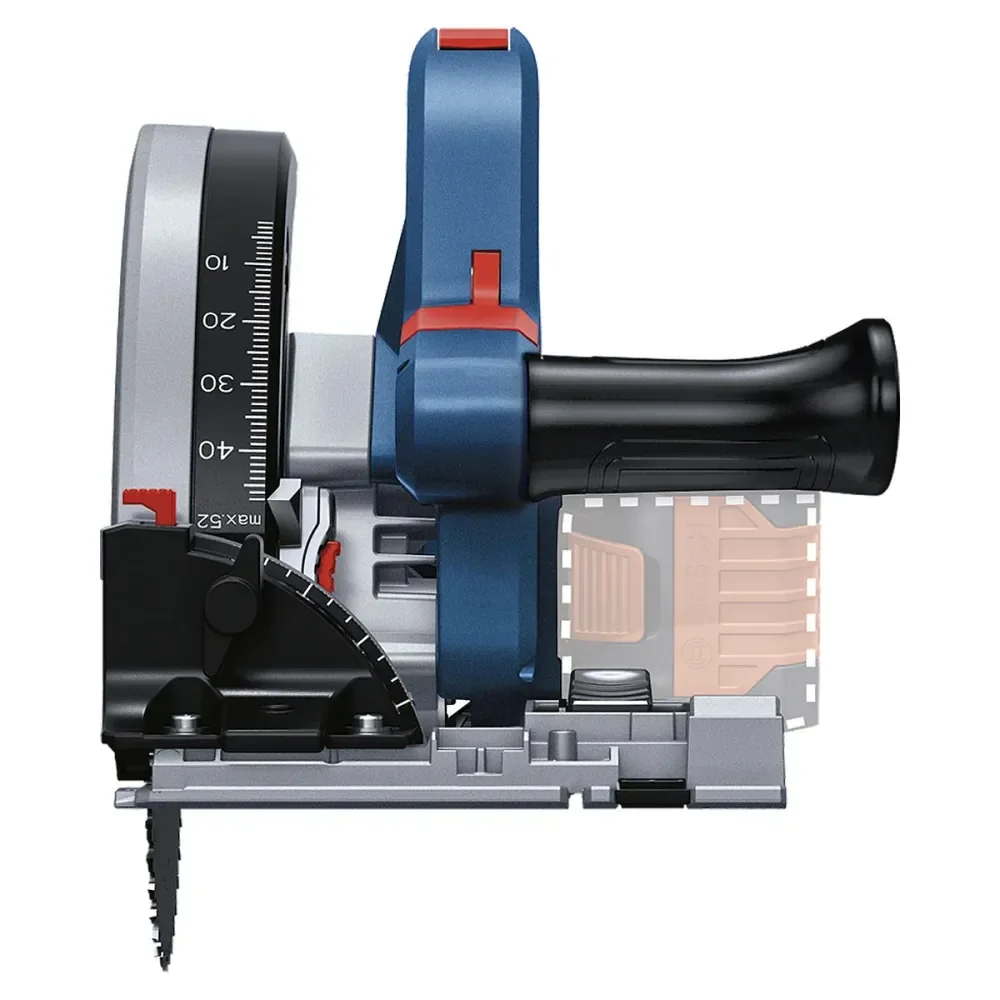 Serra Circular De Imersão A Bateria Gkt 18V-52 Gc Bosch - Imagem 5