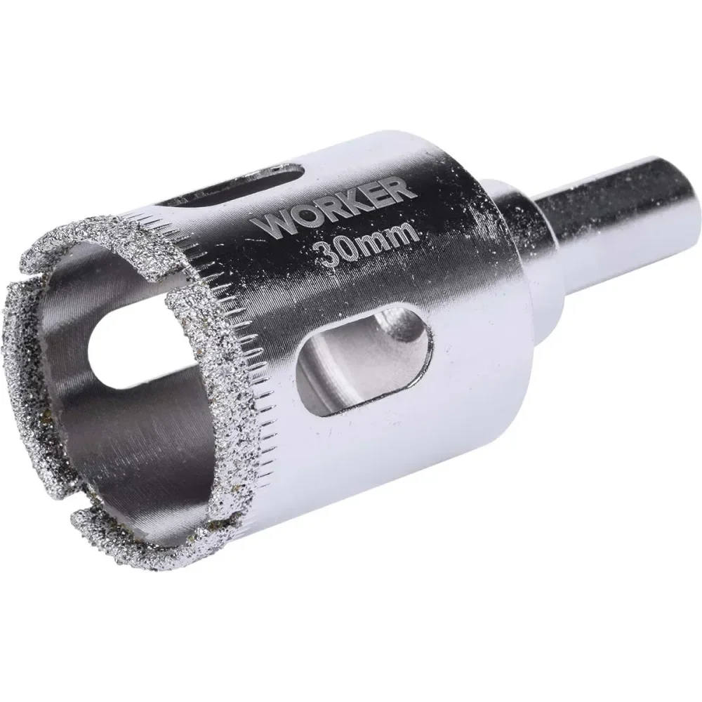 Serra Copo Diamantada Para Porcelanato Triangular 30Mm Worker - Imagem 2