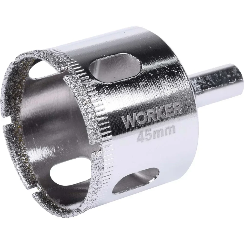 Serra Copo Diamantada Para Porcelanato Triangular 45Mm Worker - Imagem 5