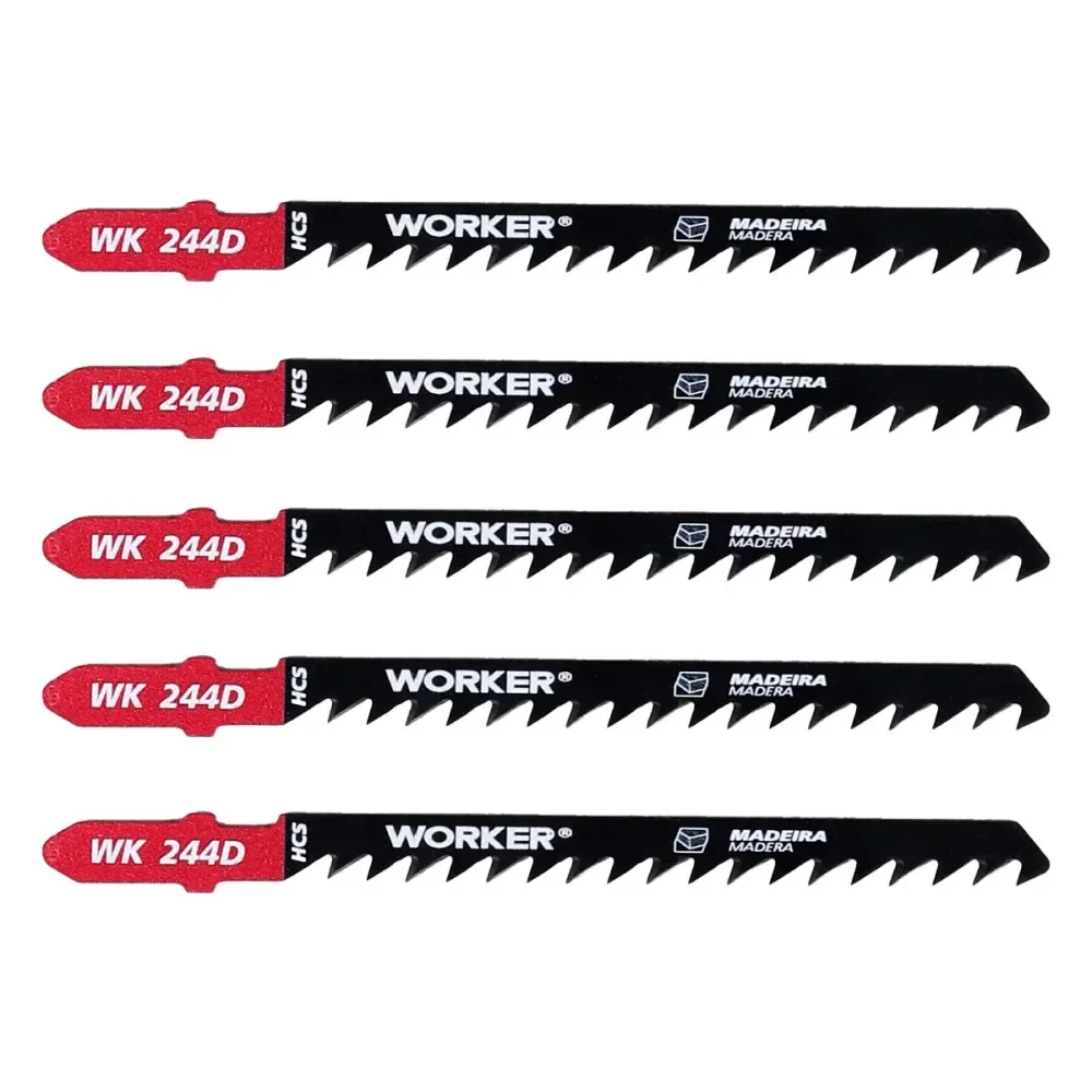 Serra Para Tico-Tico 5 Peç 6 Dentes Por Polegada Worker - Imagem 3