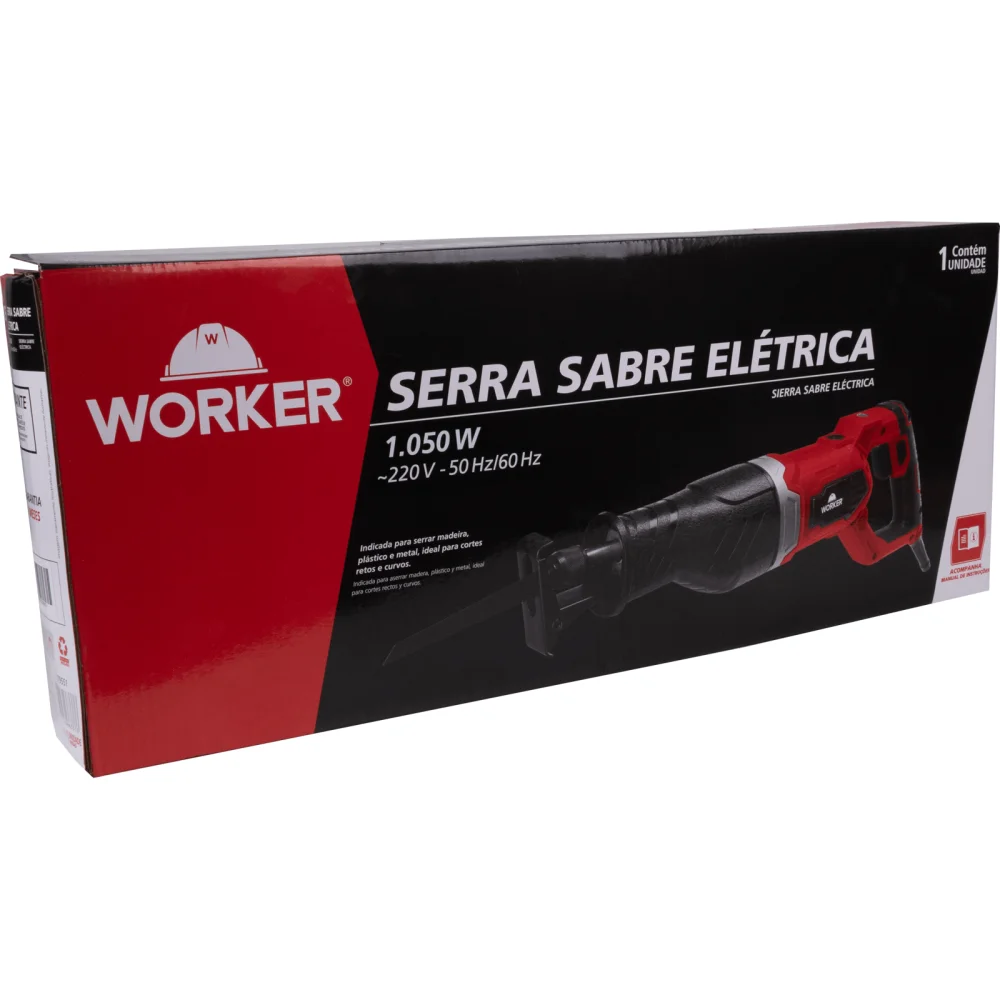 Serra Sabre Golpe 28Mm 1050W 220V Worker - Imagem 6