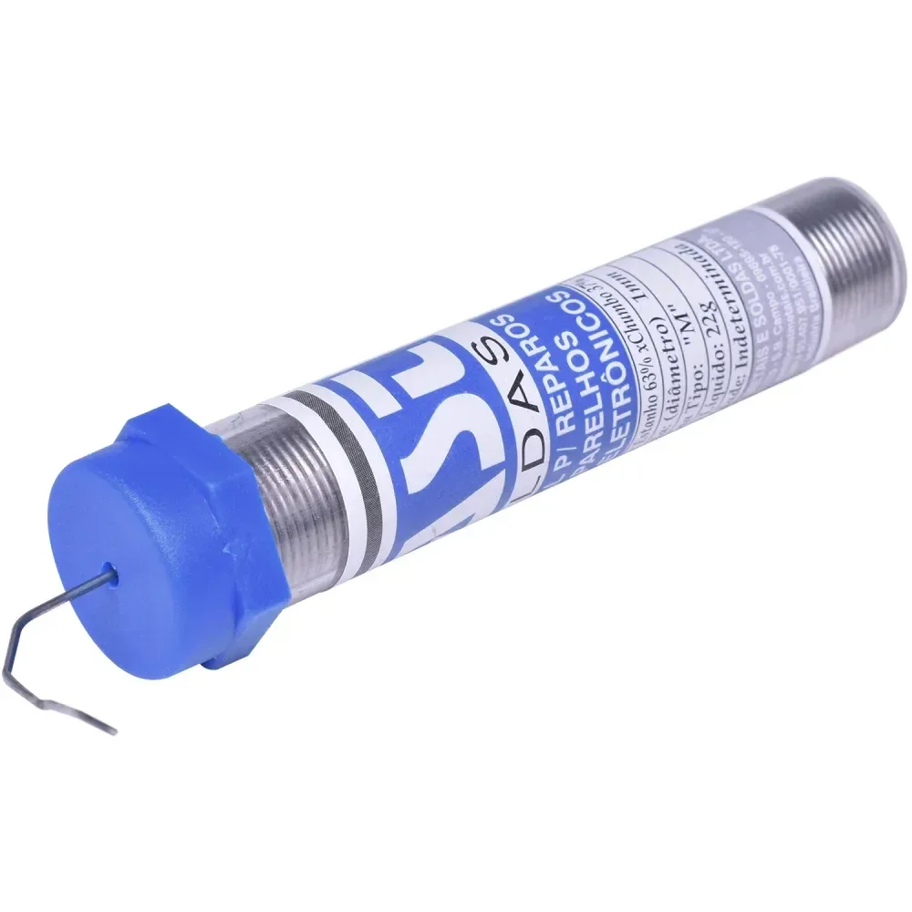 Solda Estanho Em Tubo 60Sn X 37Pb 22G Cast - Imagem 3