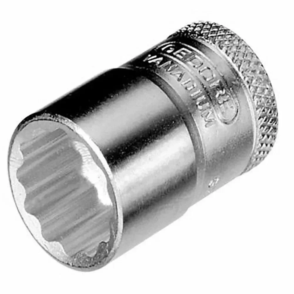 Soquete Estriado Em Aço Cromo Vanádio 3/8” Gedore - Imagem 2