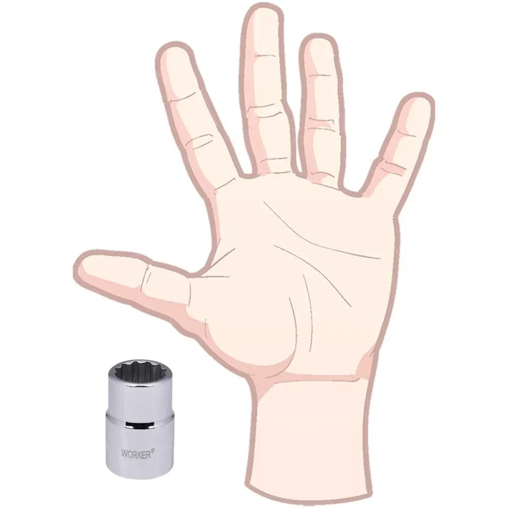 Soquete Estriado Encaixe 3/4 19Mm Worker - Imagem 4