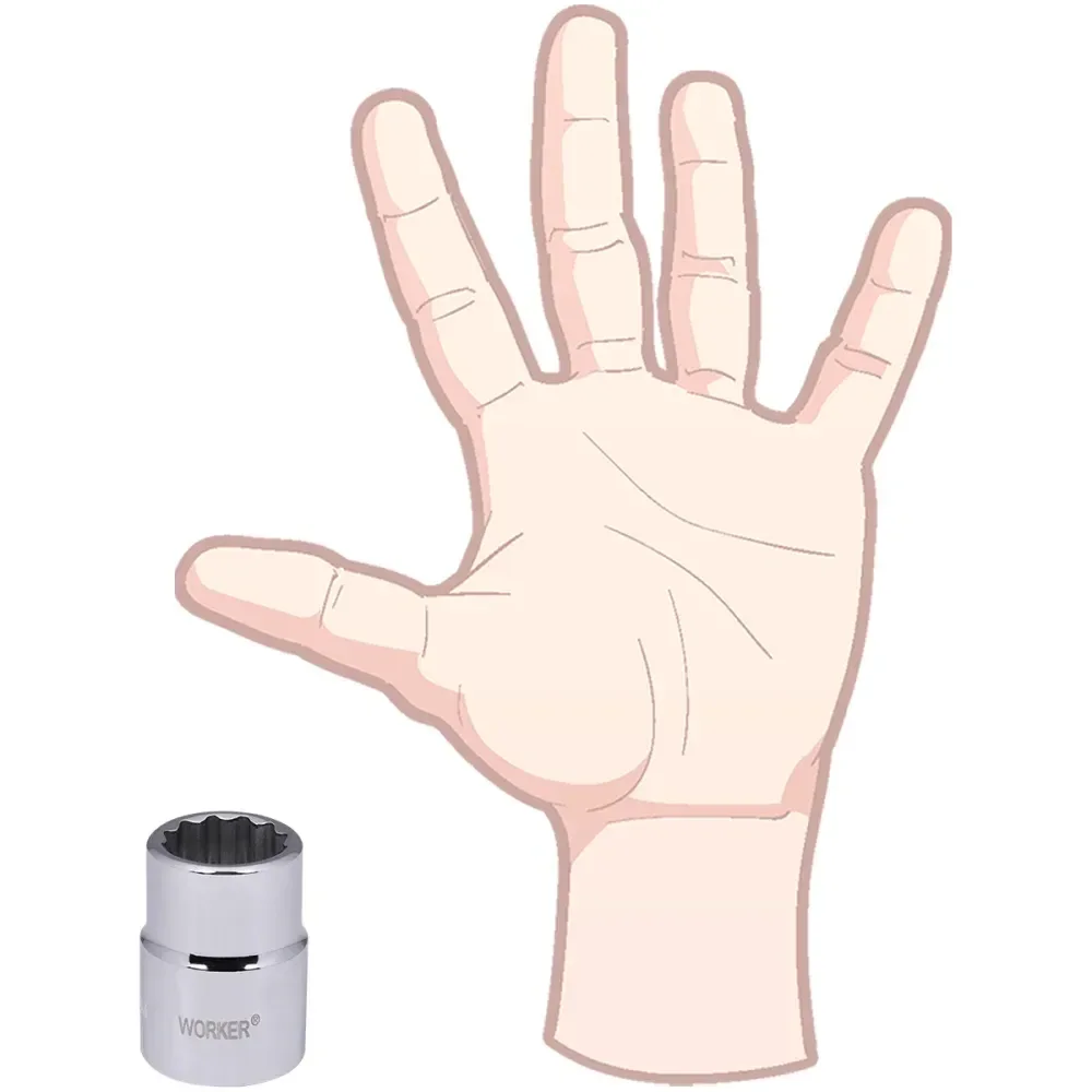 Soquete Estriado Encaixe 3/4 22Mm Worker - Imagem 5