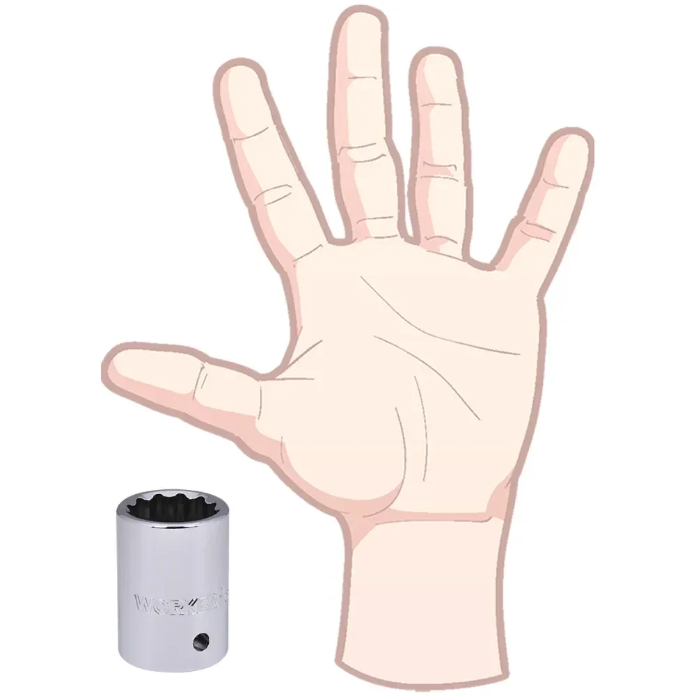 Soquete Estriado Encaixe 3/4 24Mm Worker - Imagem 5