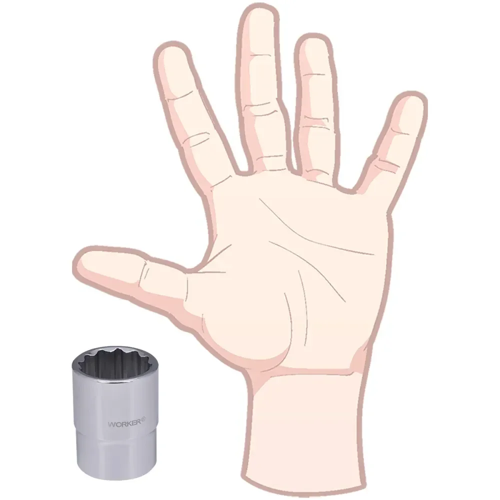 Soquete Estriado Encaixe 3/4 29Mm Worker - Imagem 5