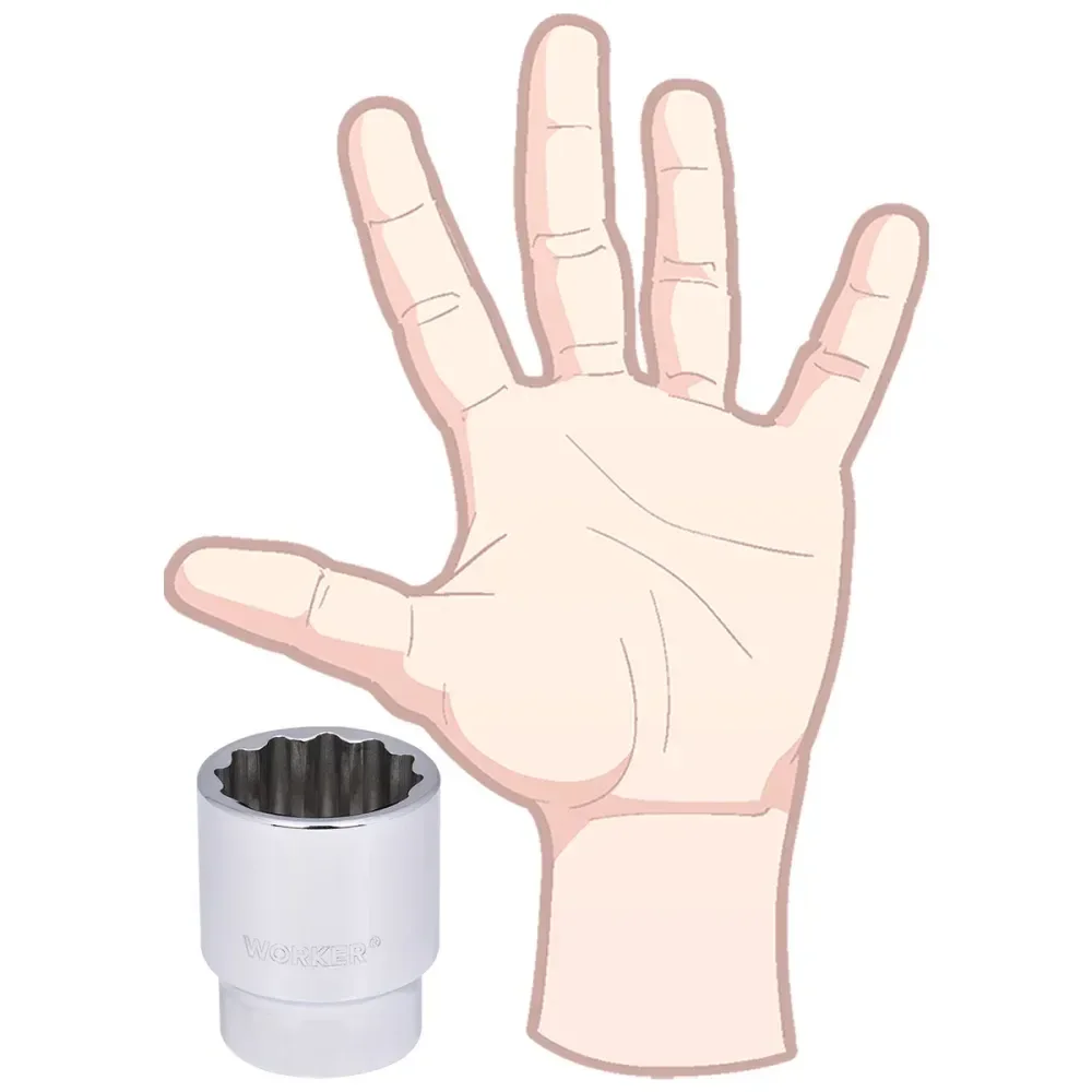 Soquete Estriado Encaixe 3/4 41Mm Worker - Imagem 5