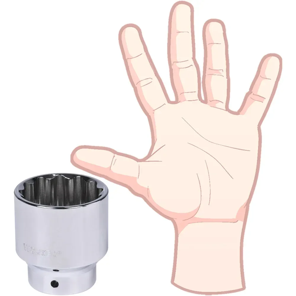 Soquete Estriado Encaixe 3/4 55Mm Worker - Imagem 4