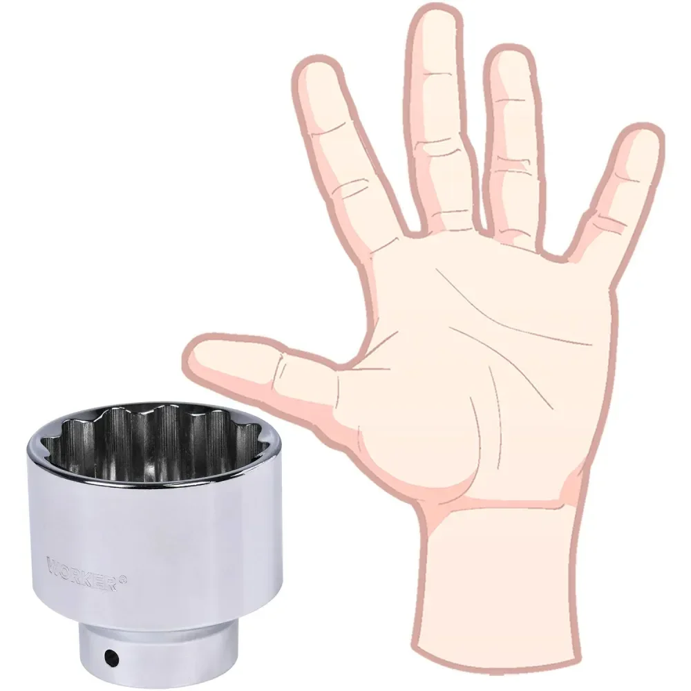 Soquete Estriado Encaixe 3/4 60Mm Worker - Imagem 4