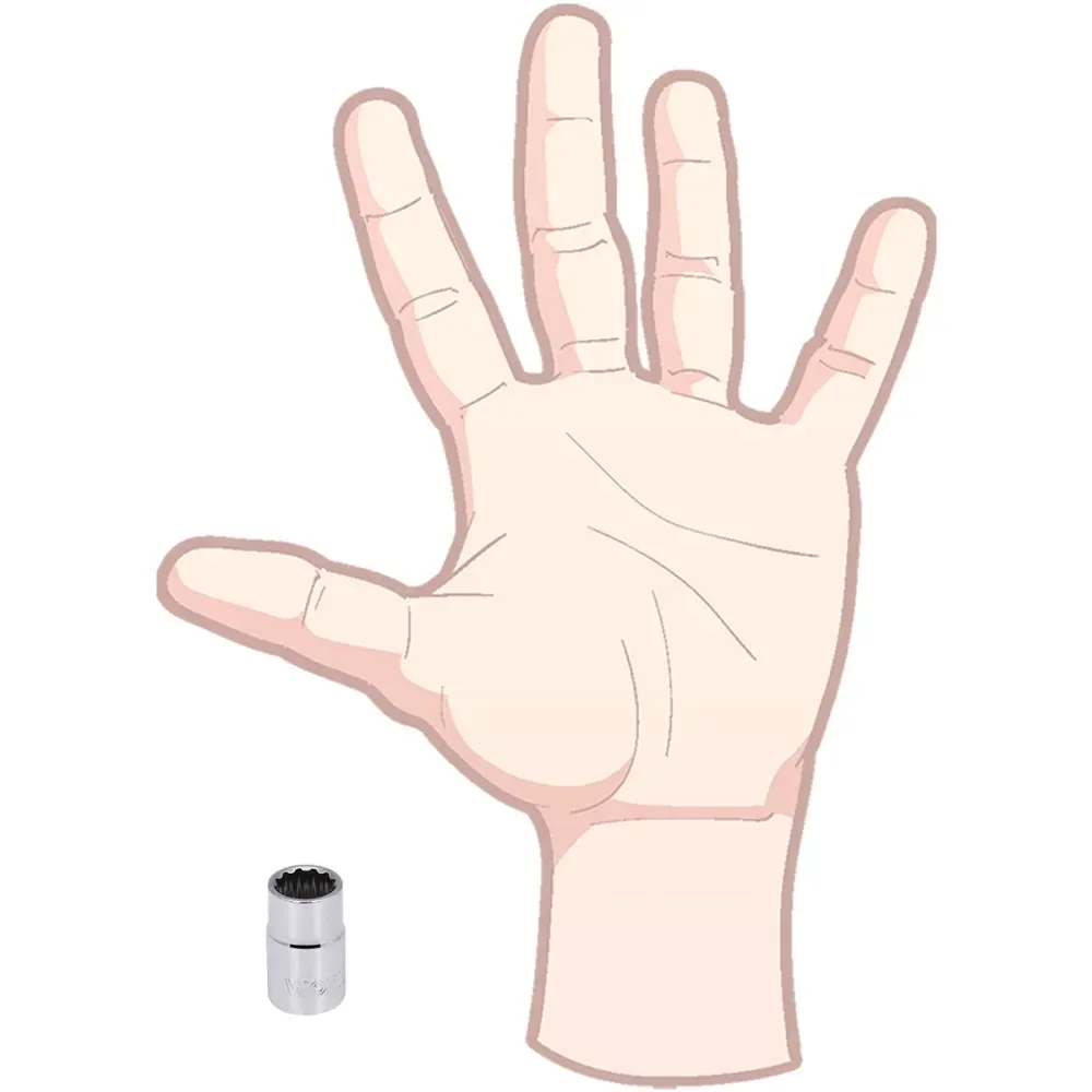 Soquete Estriado Encaixe 3/8 12Mm Worker - Imagem 5