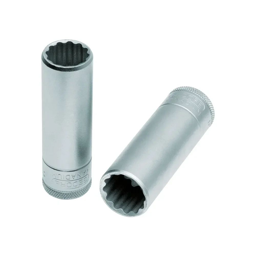 Soquete Estriado Longo Em Cromo Vanádio 1/2 Gedore - Imagem 2