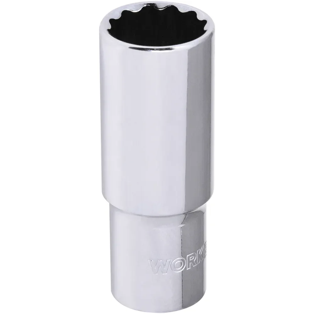 Soquete Estriado Longo Encaixe 1/2 24Mm Worker - Imagem 2