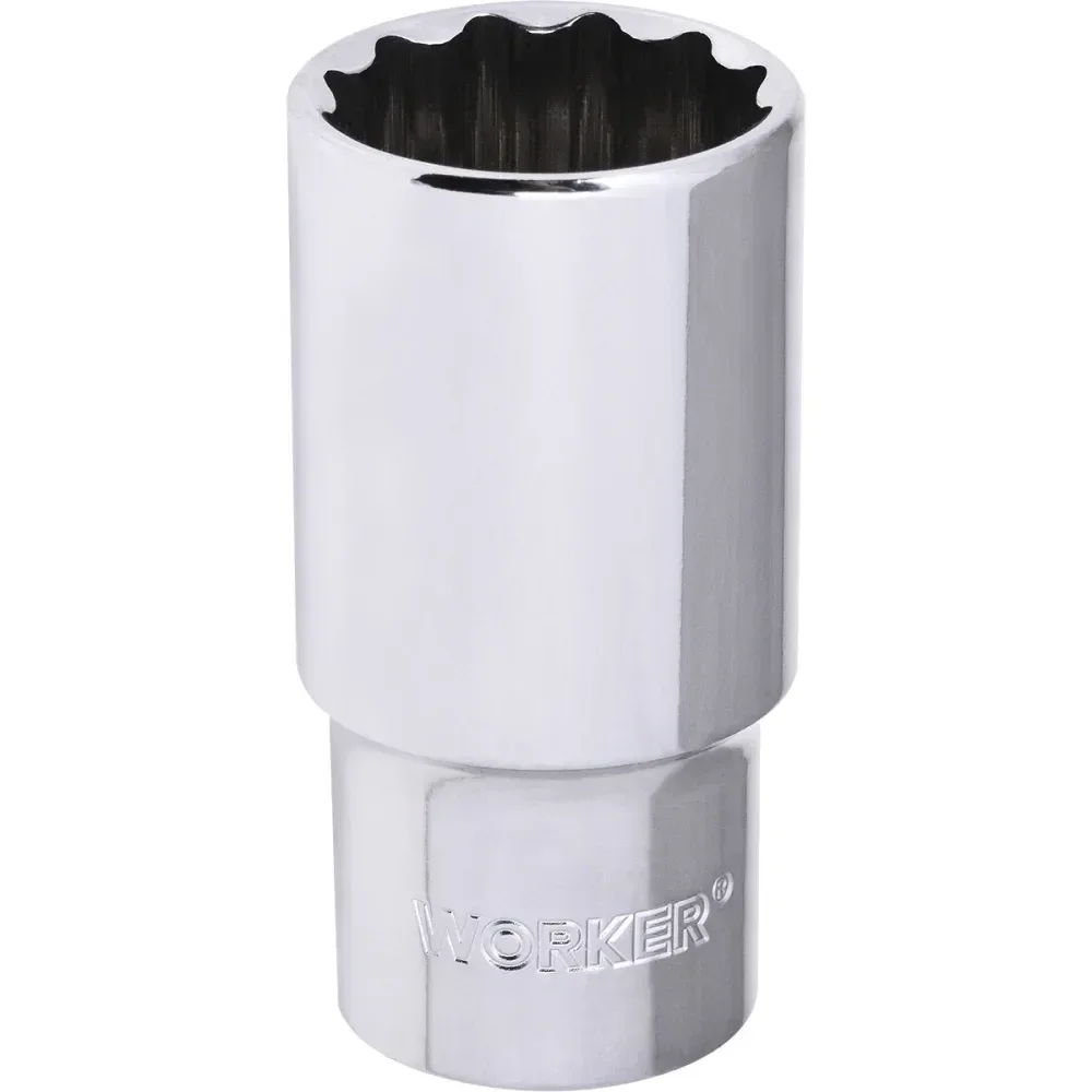 Soquete Estriado Longo Encaixe 1/2 32Mm Worker - Imagem 2