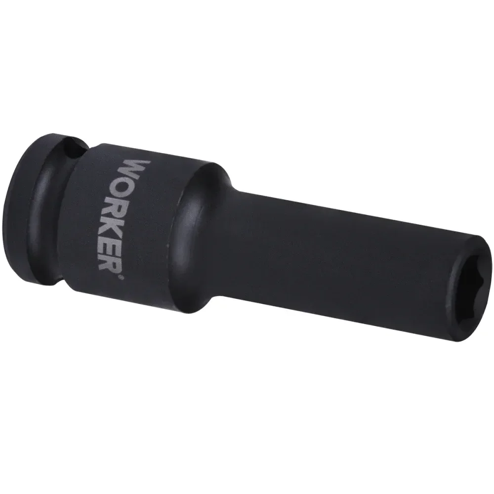 Soquete Sextavado De Impacto Longo Encaixe 1/2 13Mm Worker - Imagem 3