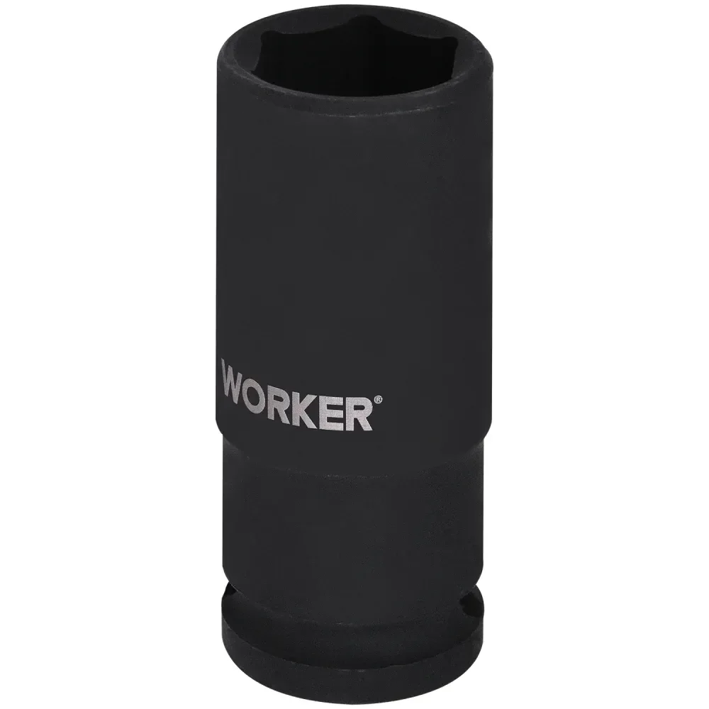 Soquete Sextavado De Impacto Longo Encaixe 1/2 22Mm Worker - Imagem 2