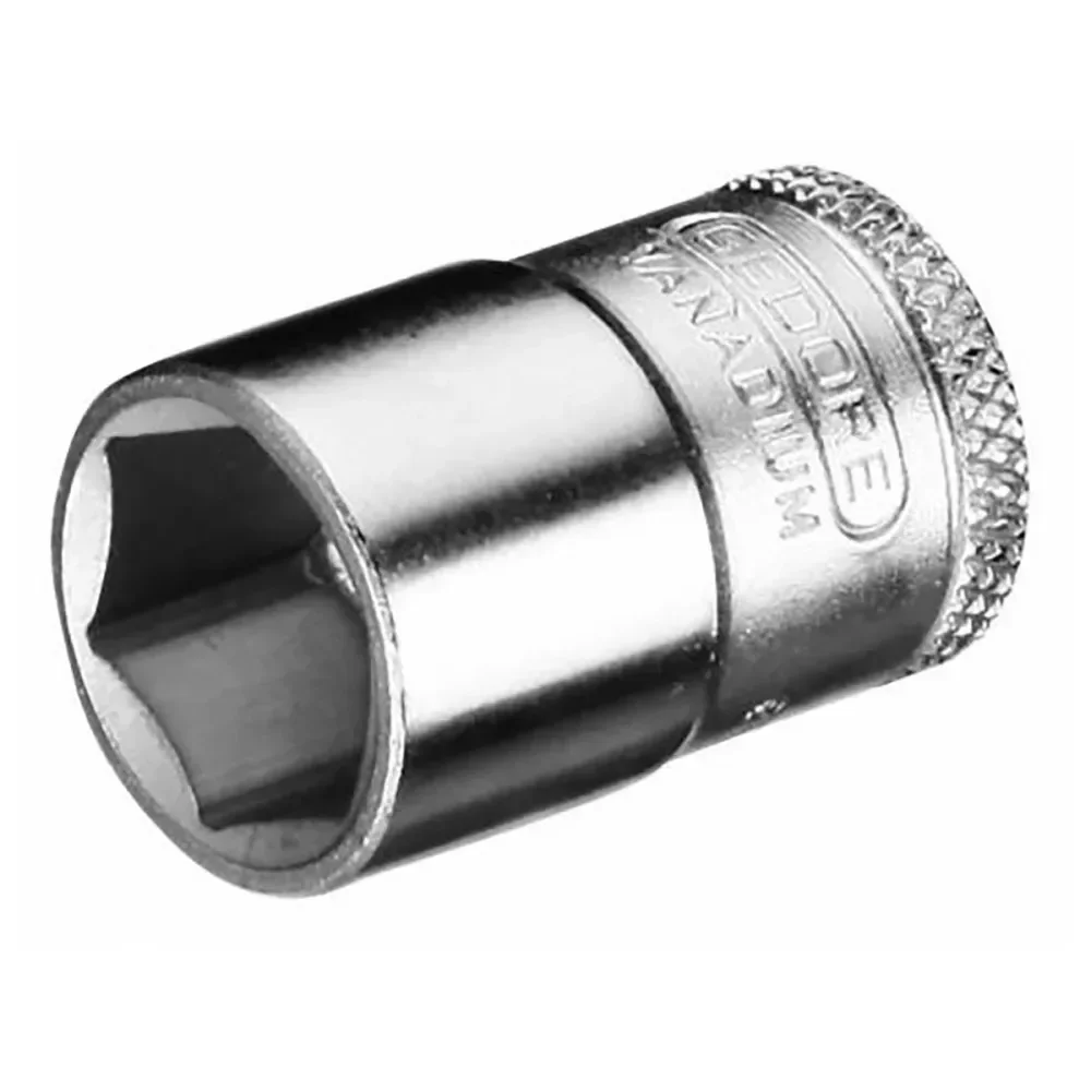 Soquete Sextavado Em Aço Cromo Vanádio 19Mm 3/8” Gedore - Imagem 2