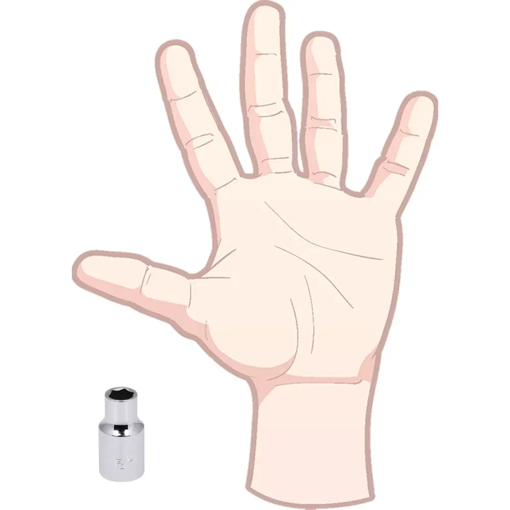 Soquete Sextavado Encaixe 1/2 11Mm Worker - Imagem 5