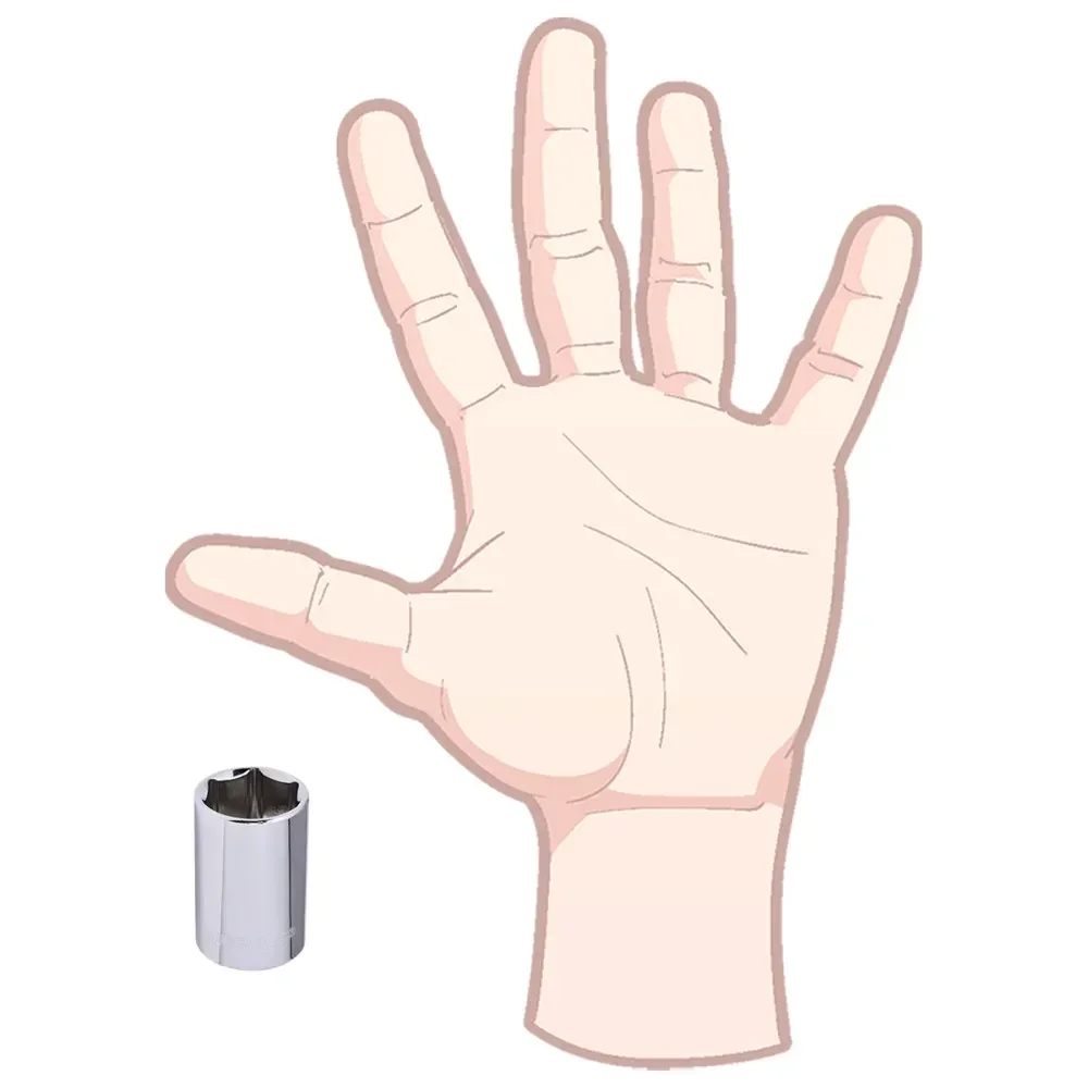 Soquete Sextavado Encaixe 1/2 5/8 Worker - Imagem 5