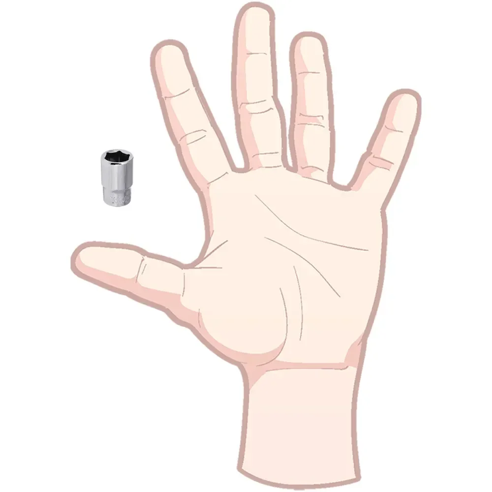 Soquete Sextavado Encaixe 1/4 10Mm Worker - Imagem 5