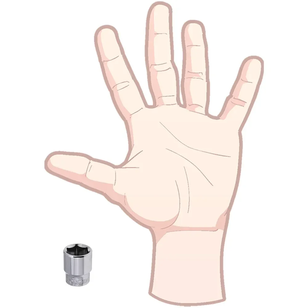 Soquete Sextavado Encaixe 1/4 14Mm Worker - Imagem 5