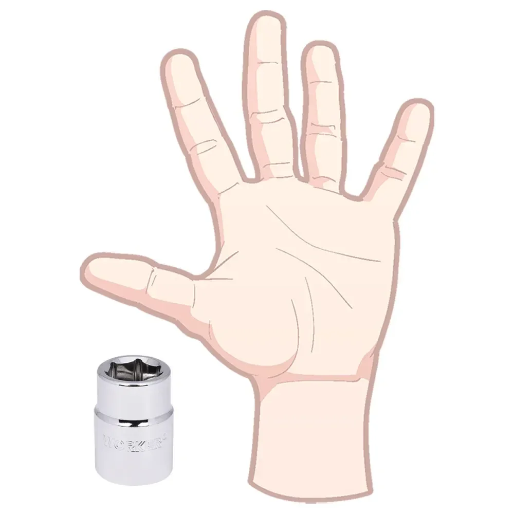 Soquete Sextavado Encaixe 3/4 22Mm Worker - Imagem 5