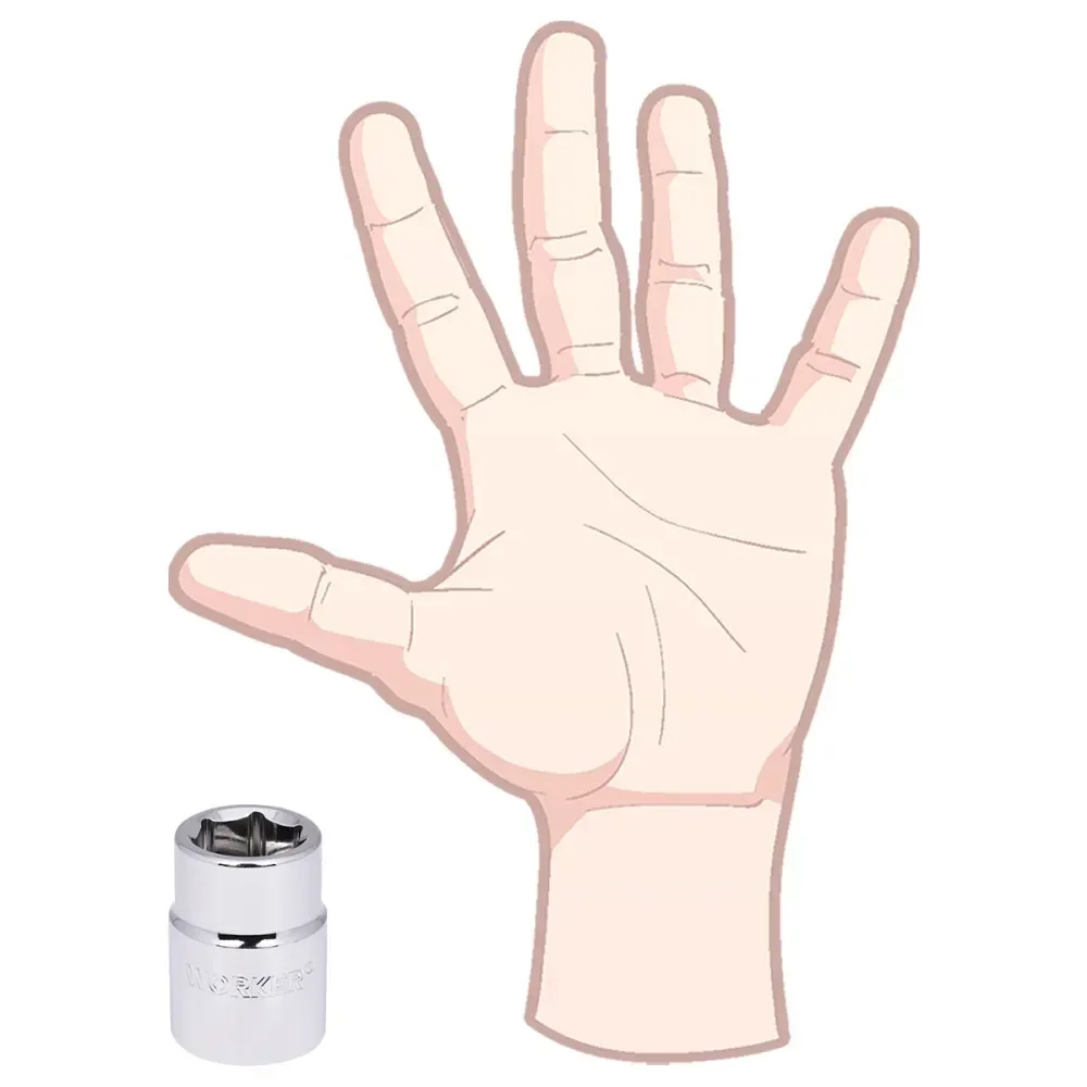 Soquete Sextavado Encaixe 3/4 24Mm Worker - Imagem 5