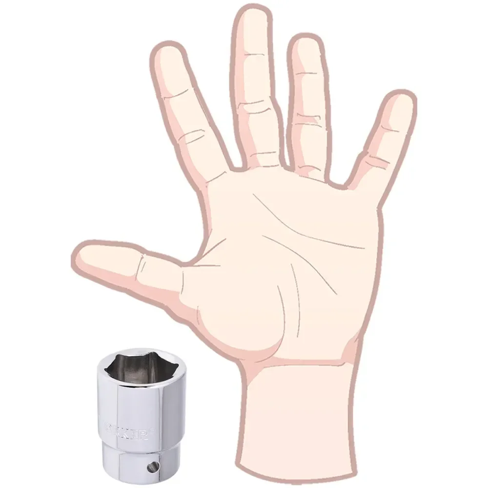 Soquete Sextavado Encaixe 3/4 30Mm Worker - Imagem 5