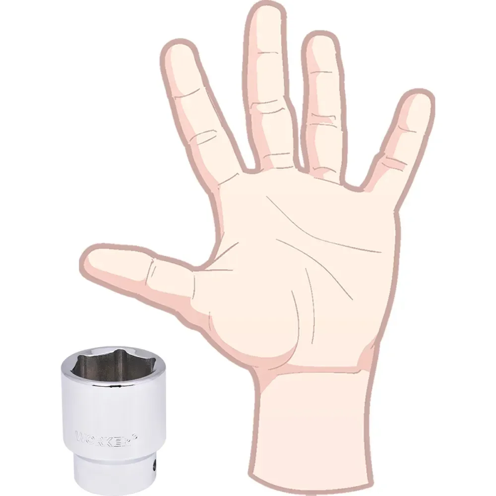 Soquete Sextavado Encaixe 3/4 36Mm Worker - Imagem 5