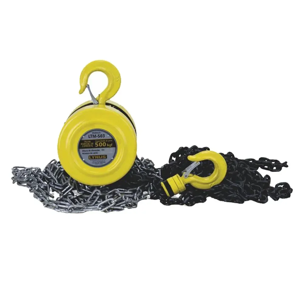Talha Manual De Corrente Ltm-3005 5M 3000Kg Lynus - Imagem 2