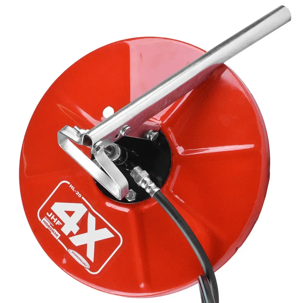 Tampa Para Engraxadeira De Balde Manual Com Mangote Hl-20 8486 Hidromar Jha4X - Imagem 3