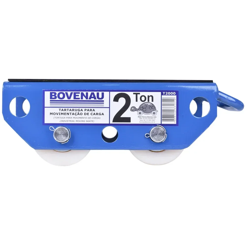 Tartaruga Traseira Para Movimentação De Cargas 2Ton Tn2000 Bovenau - Rodas Nylon - Imagem 2
