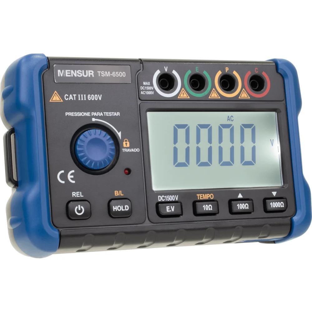 Terrômetro Digital Tsm-6500 Cat. Iii 600V Mensur - Imagem 2