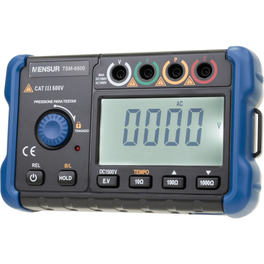 Terrômetro Digital Tsm-6500 Cat. Iii 600V Mensur - Imagem 3